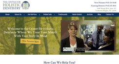 Desktop Screenshot of holisticdentist.com